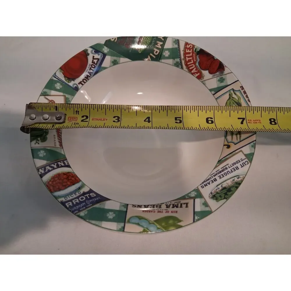 Set of 8 Vintage 1994 Fitz & Floyd Omnibus Habitat Americana Soup Bowls